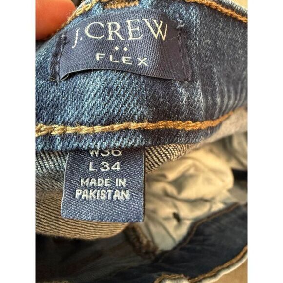 J Crew Flex Woman's Jeans Size 36 X34 - Picture 4 of 4
